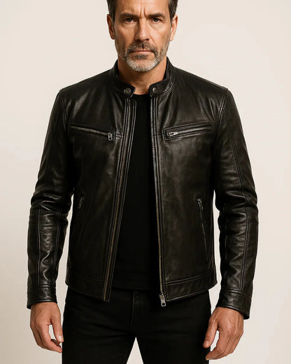 Edmond - Nadčasová Bunda Z Přírodní Kůže